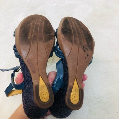 Rockport Open Toe Braided Wedges - Size 7 - Picture 6 of 7