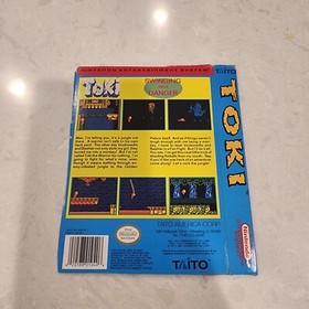 Toki Box NES Nintendo - NO GAME - Authentic. Box Has Been Cut