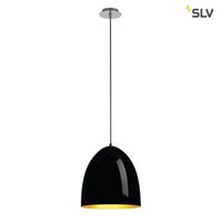 Slv 133060 Para Cone 30 Pendelleuchte Rund Schwarz Gold E27 Max. 60W