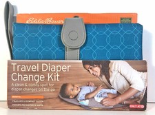 Eddie Bauer Travel Diaper Change Kit - New OPEN BOXED - Teal Turquoise / Grey