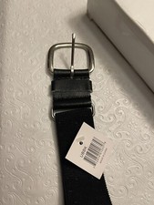 (17) Champion Sports UBBK Adult Baseball & Softball Uniform Belts - Black