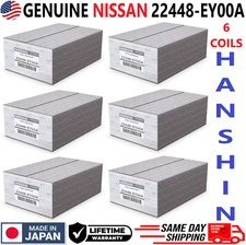 GENUINE x6 Ignition Coils For 2008-2017 Infiniti & Nissan 3.7L V6, 22448-EY00A
