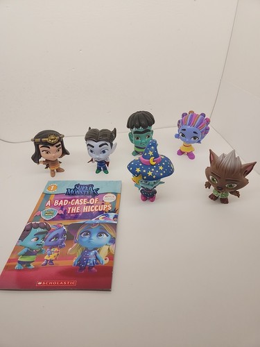 6 Netflix Super Monsters 4" Cute Monster Figures Lot