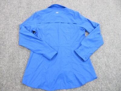 Chemise Boutonnée Reel Legends Femme - Bleue - Taille M - Légère - Motif Poisson