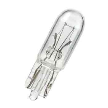 12 V 0,6 W 50 m 5 mm x 20 mm Keil kleine Glühbirne (5er Pack)