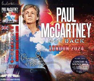 Paul McCartney - Live 2024 London - Got Back Tour - 3CD Set