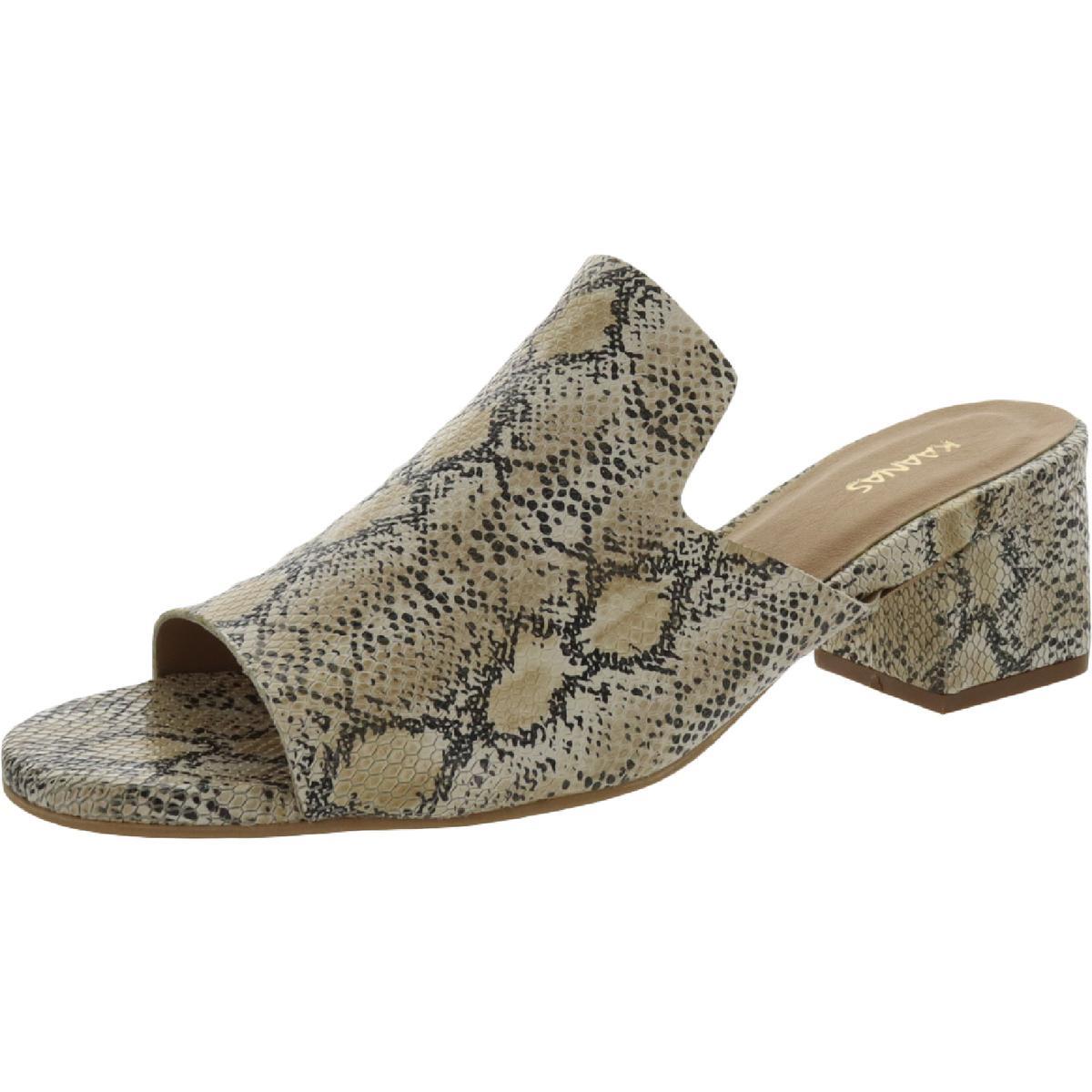 Женские босоножки на каблуке KAANAS York черного цвета и цвета слоновой кости, 7 средних (B,M) BHFO 1072