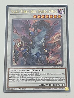 Yu-Gi-Oh Einzelkarte Yazi, Übel des Yang Zing Ultra Rare NM 1st