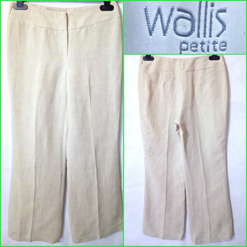 STRAIGHT LEG BOOTCUT LINEN BLEND 