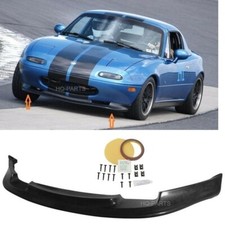 Fits 90-97 Miata Mx5 Gv Style Pu Front Bumper Lip Chin Body Kit Ground Effect Pu