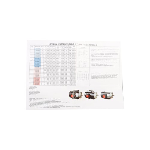 1/2HP General Purpose Motor Electric Motor 1750RPM 56C 1 Phase TEFC 60HZ New - Picture 10 of 13