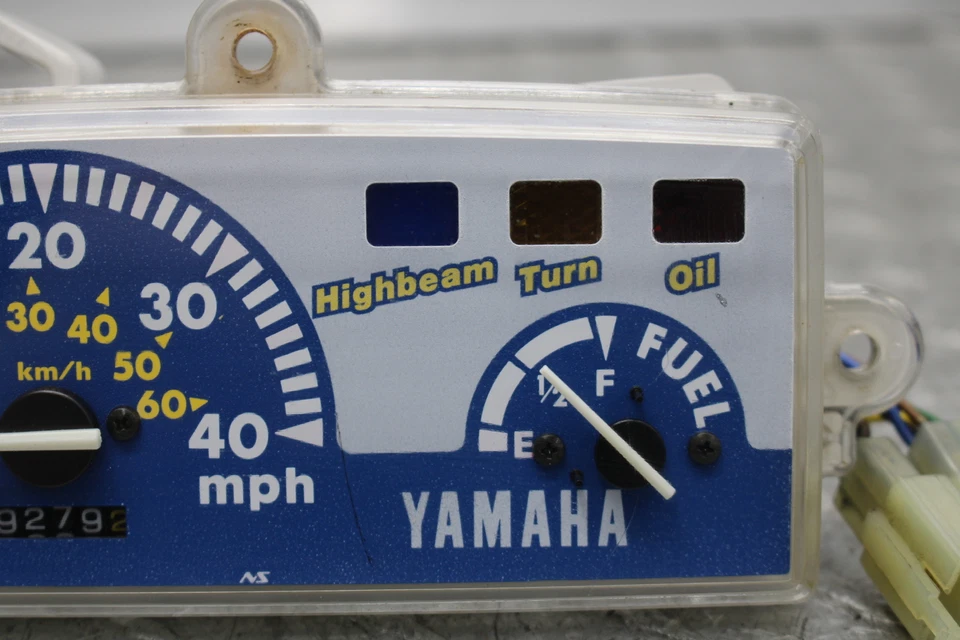 1997 Yamaha Zuma II 50 CW50 GAUGE 9,279 MILES 3ES-83510-00-00 - Image 3 of 4