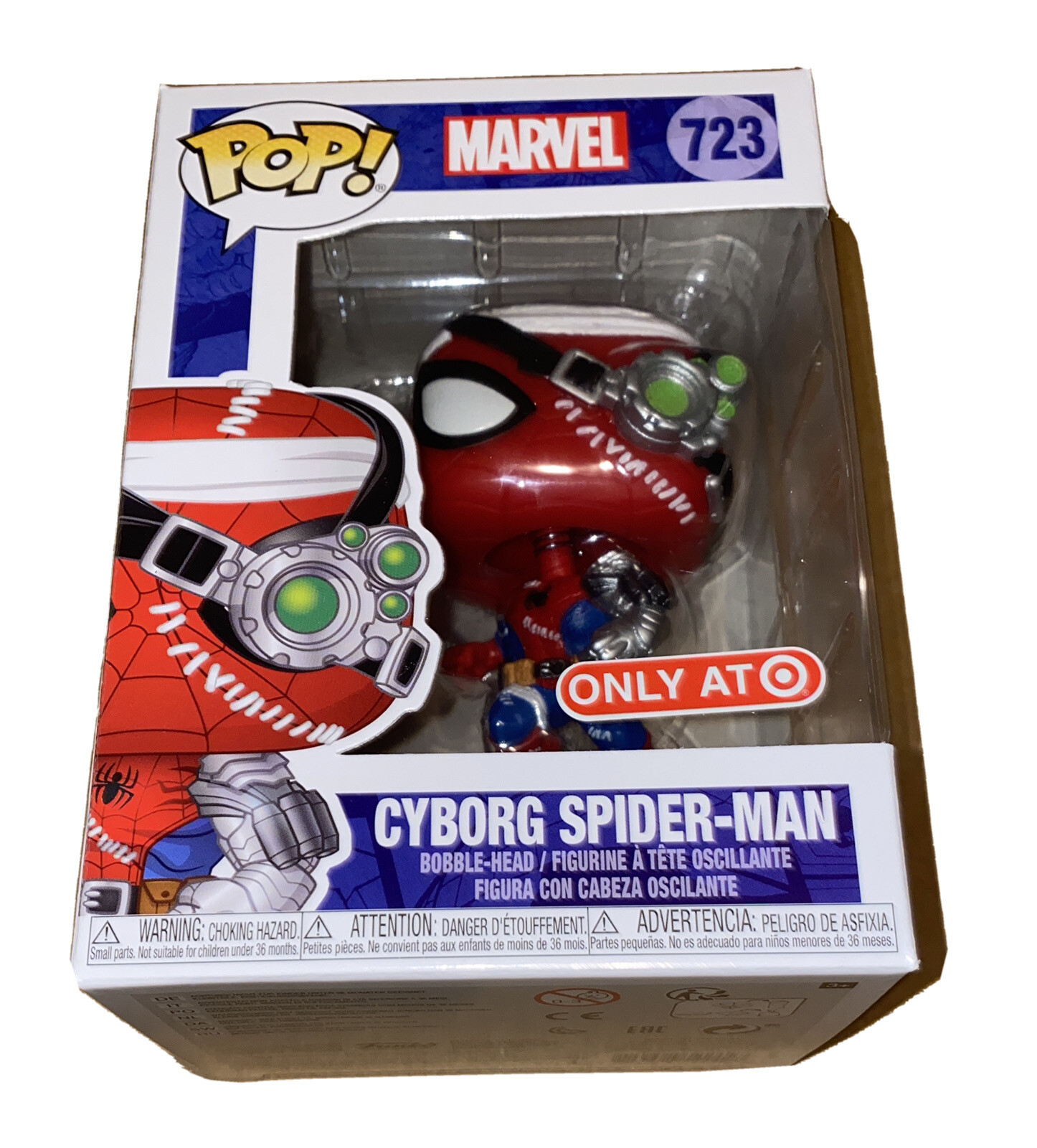 Funko Pop! Marvel: Cyborg Spider-Man - Target Exclusive Collectible Vinyl Figure