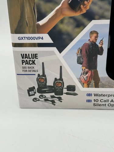 Midland GXT1000 GMRS Radio Walkie Talkie z dodatkowymi akumulatorami. 36 mil zasięg - Zdjęcie 2 z 3