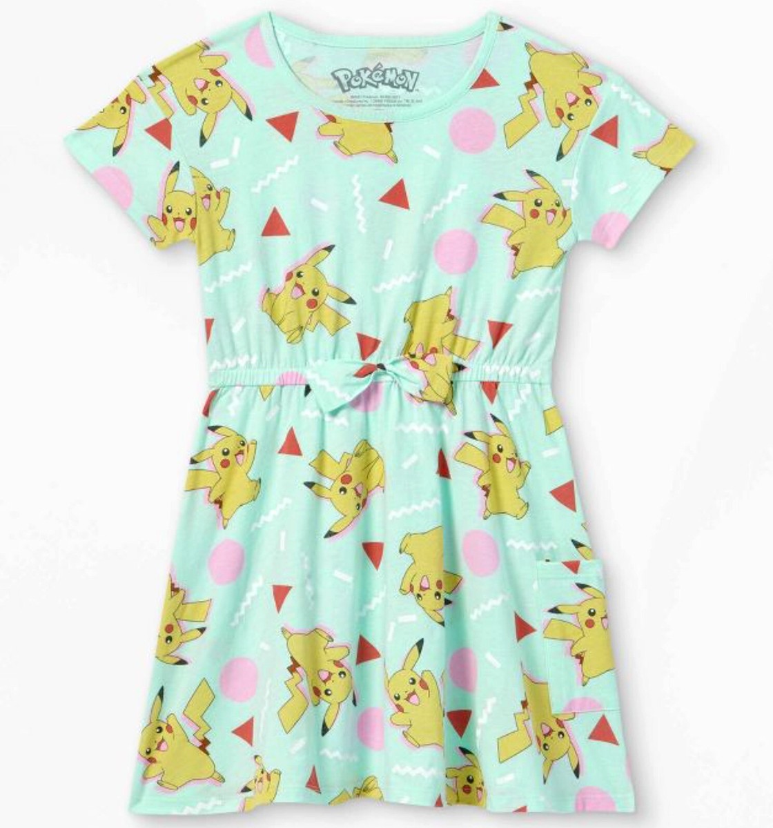 Girls Pokemon Pikachu Dress Outfit One Piece 14 16 XL Collectible Cotton  blend | eBay