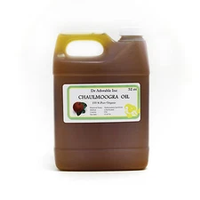 PREMIUM CHAULMOOGRA OIL BY DR.ADORABLE 100% PURE ORGANIC FRESH COLD PRESSED