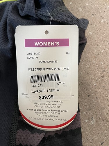 WILSON’s Ladies Top Size XS Gym Sport Tennis Shirt Singlet BNWT RRP$39.99 - Picture 4 of 6