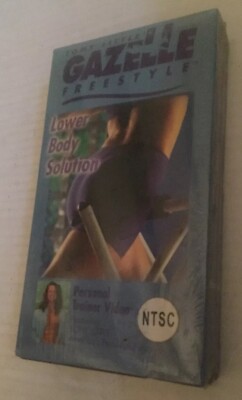Tony Little Gazelle Freestyle Lower Body Solution VHS VIDEO EXERCISE FITNESS NEW