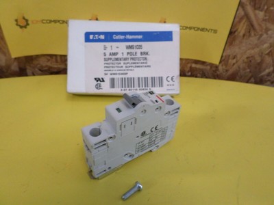 CUTLER HAMMER WMS1C05 5A 1 POLE CIRCUIT BREAKER