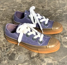 Converse J.W. Anderson Chuck Low Top Sz 5.5 Men Sz 7.5 Women Purple Leather