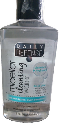 Daily Defense Micellar cleansing Water all skin types even sensitive 8 oz-SHIP24