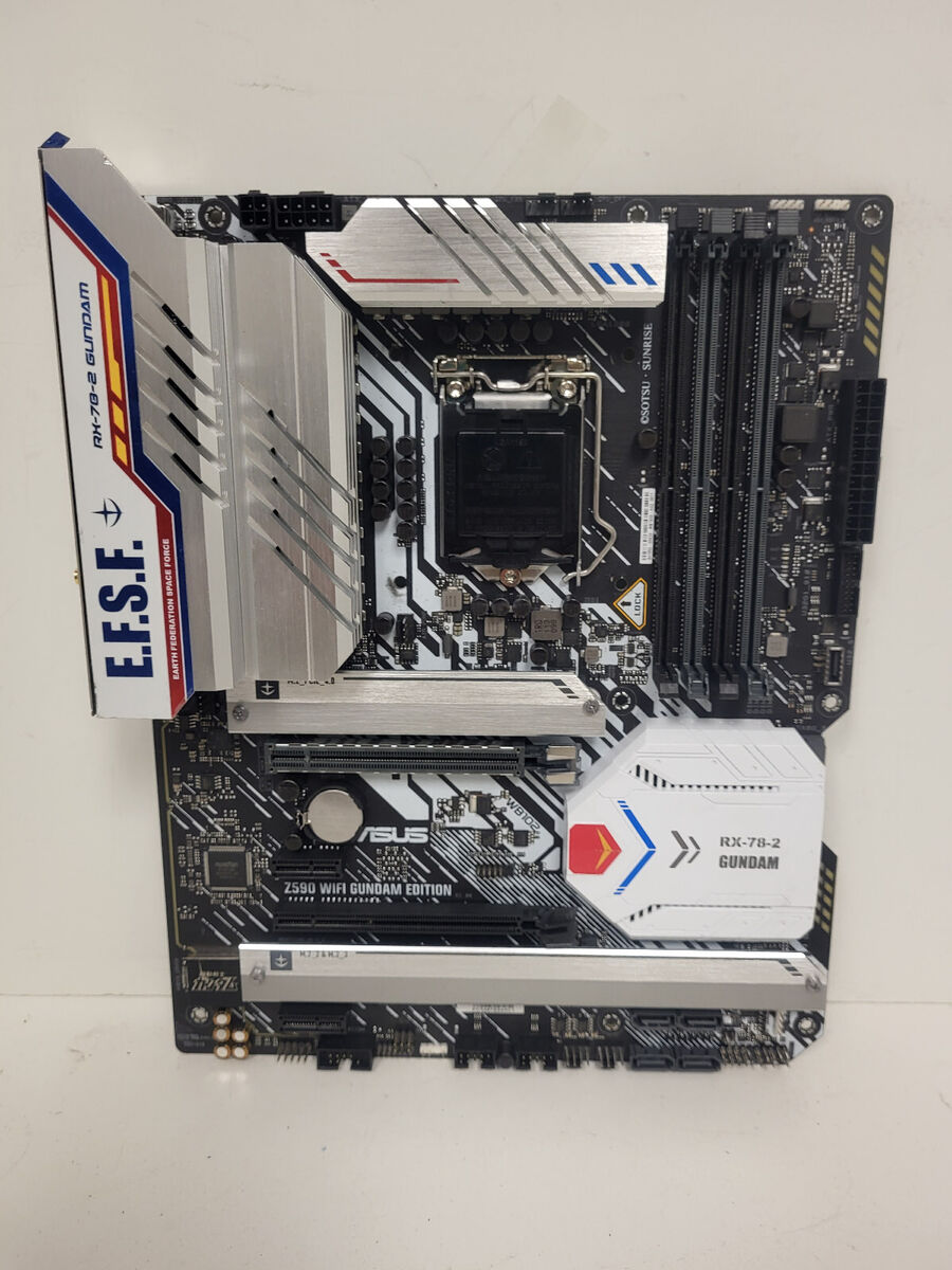 ASUS Z590 WIFI GUNDAM EDITION Intel Z590 DDR4 LGA 1200 ATX ASUS Z590 WIFI GUNDAM EDITION Intel Z590 DDR4 LGA 1200 ATX