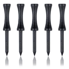 Bamboo Golf Tees 3-1/4" 100 Count Wooden Tall Step Down Castle Tee