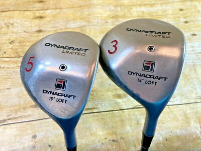 DYNACRAFT LIMITED 3 14° AND 5 19° FAIRWAY WOOD RH GRAPHITE  GUC 