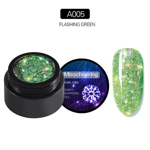 Chirstmas Diamond Gel Nail Polish Glitter Sequins Soak Off UV LED Light Nail Art - Picture 17 of 20