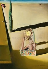 SALVADOR DALI Surrealism Art Poster or Canvas Print "La Femme Poisson"
