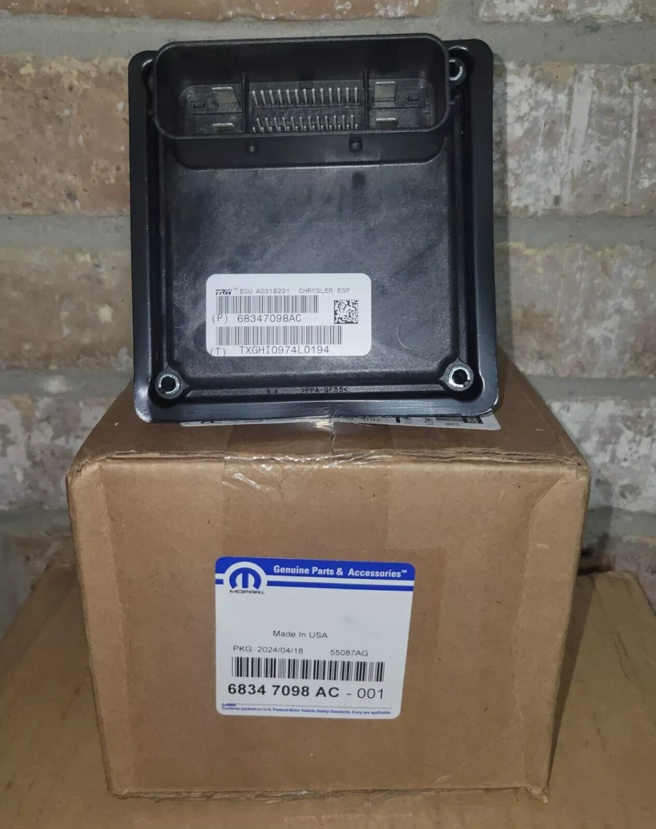 68347098AC Genuine MOPAR ABS Control Module/COMP/WHIT# 68347098AB