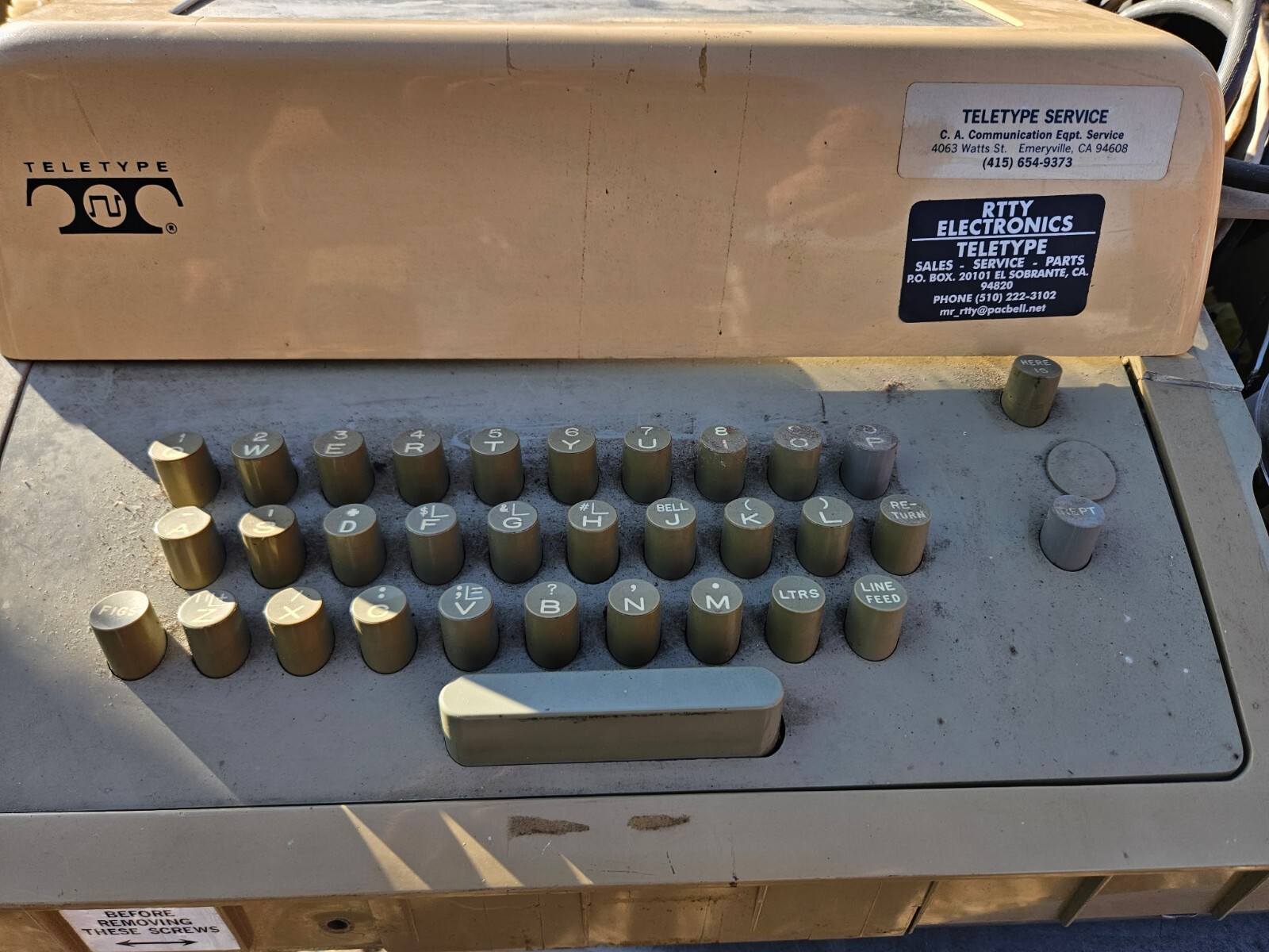 RARE TELETYPE MODEL 32 ASR TELEX | eBay
