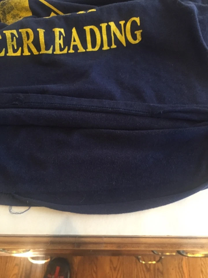 Винтажная молодежная футболка черлидинга Tarrant мужская смесь L 50/50 одинарный шов - Изображение 4 из 4