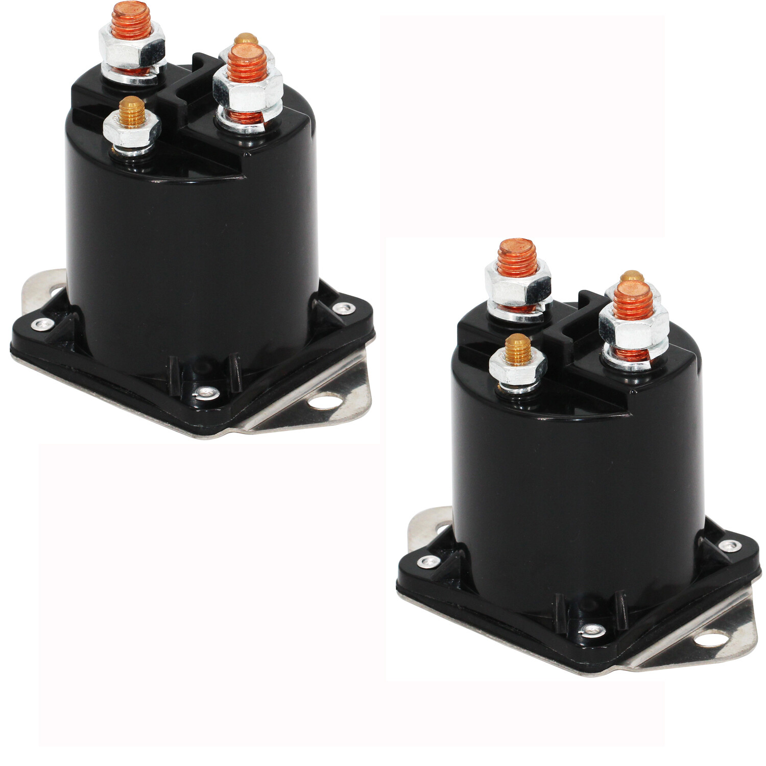 2Pcs 12V Solenoid Switch 1013609 for 1984-Up Club Car DS Precedent Gas Golf Cart