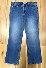 Gap Boy Cut Blue Denim Jeans Size 14 16 actual Long Cotton Inseam 34.5 in. 