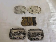 LOT OF 5"American Agrisurance Inc. " ASST'D BELT BUCKLES