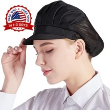 3 Gorro De Chef Ajustable Para Hombre Y Mujer Gorro De Malla Para Cocina Comodo