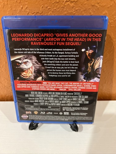 CRITTERS 3 (1991) BLU-RAY SCREAM FACTORYEXCLUSIVE LEONARDO DiCAPRIO HORROR CULT - Picture 2 of 12