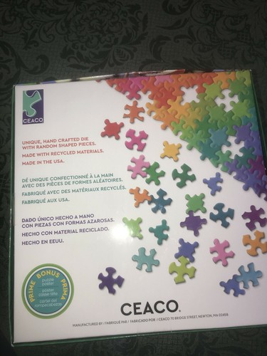 NIB new Ceaco cats christmas puzzle 550 pcs XL jigsaw kitty large 24x18 holidays - Picture 3 of 3