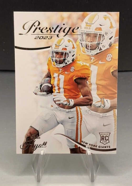 Jalin Hyatt 2023 Panini Prestige Rookie #345 GiantsTennessee Vols RC