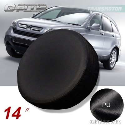 17 Inch SUV Spare Tire Cover Wheel Protector For All Cars With/"Back Off/" Black