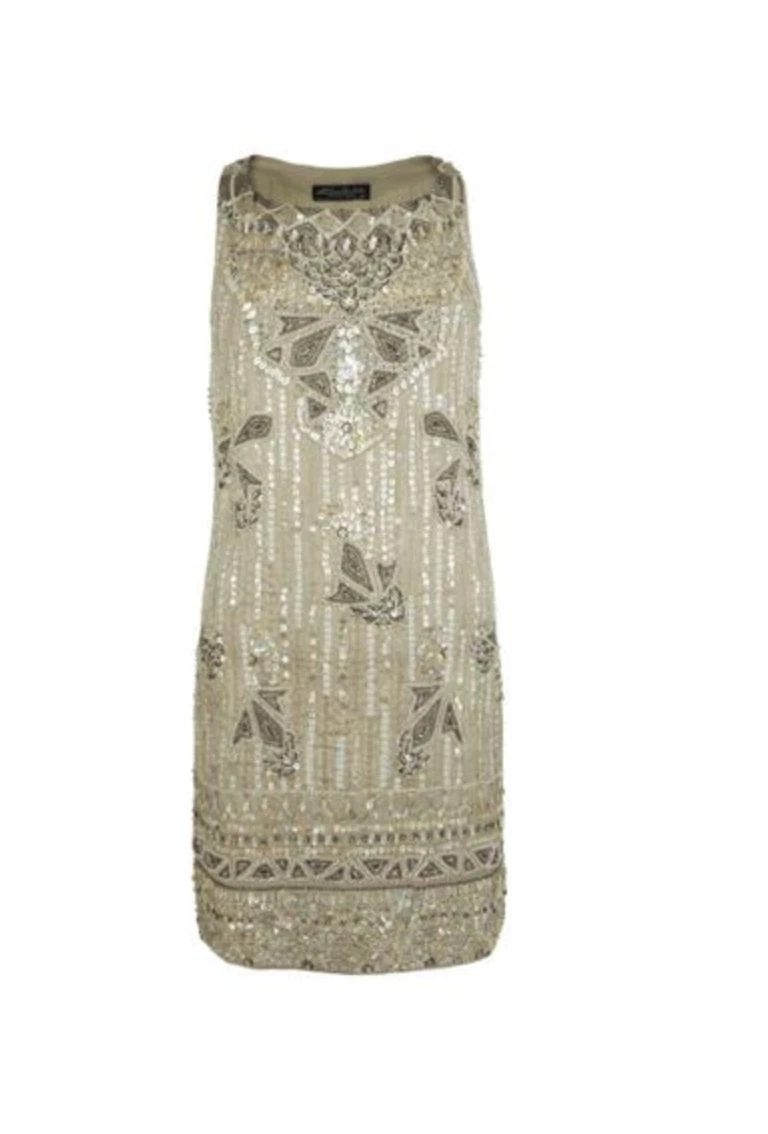 ALLSAINTS Stunning All Saints Shell Sequin Dress Embellished Sequin Beaded UK10