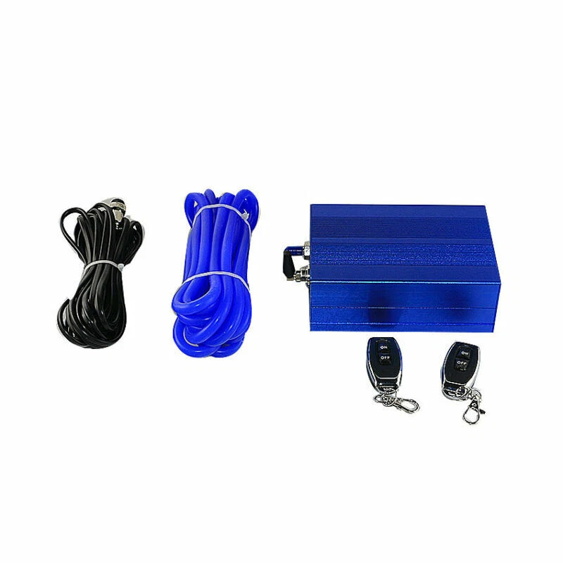 2.5" In 3'' OD Adjust The Sound Muffler W/ Exhaust Valve 8.5*6 Inch Dual Outlet - Image 3 of 4