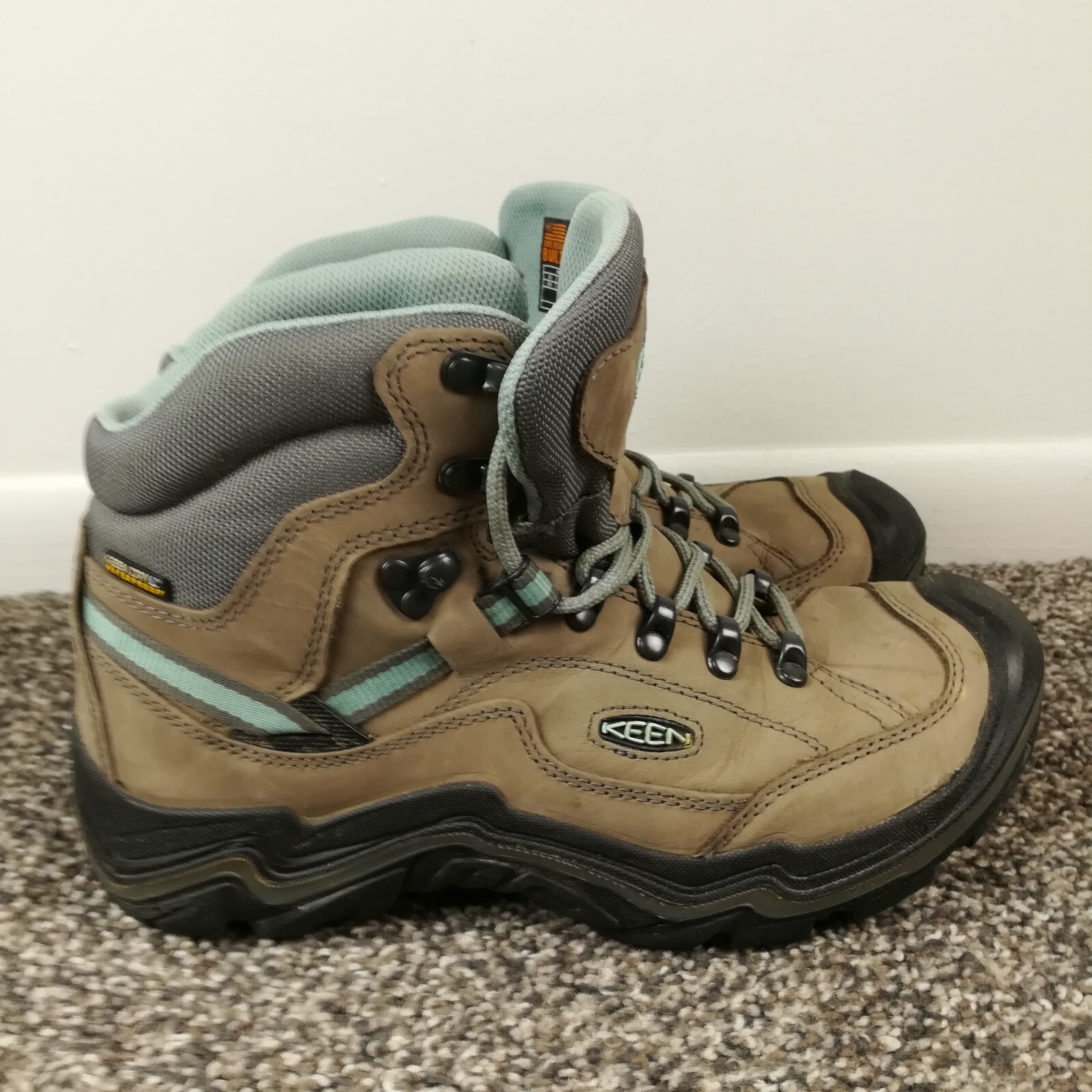 Scarpe da trekking Keen Durand II Mid 1020776 stringate in pelle donna taglia 9