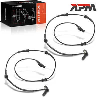 2x ABS Sensor Raddrehzahl Vorne Links Rechts für Fiat 500 312 0.9L-1.4L Ford KA