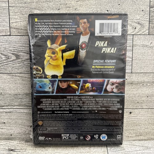 Pokémon Detective Pikachu - Ryan Reynolds (New/Sealed DVD) FREE Shipping! - Foto 2 di 4