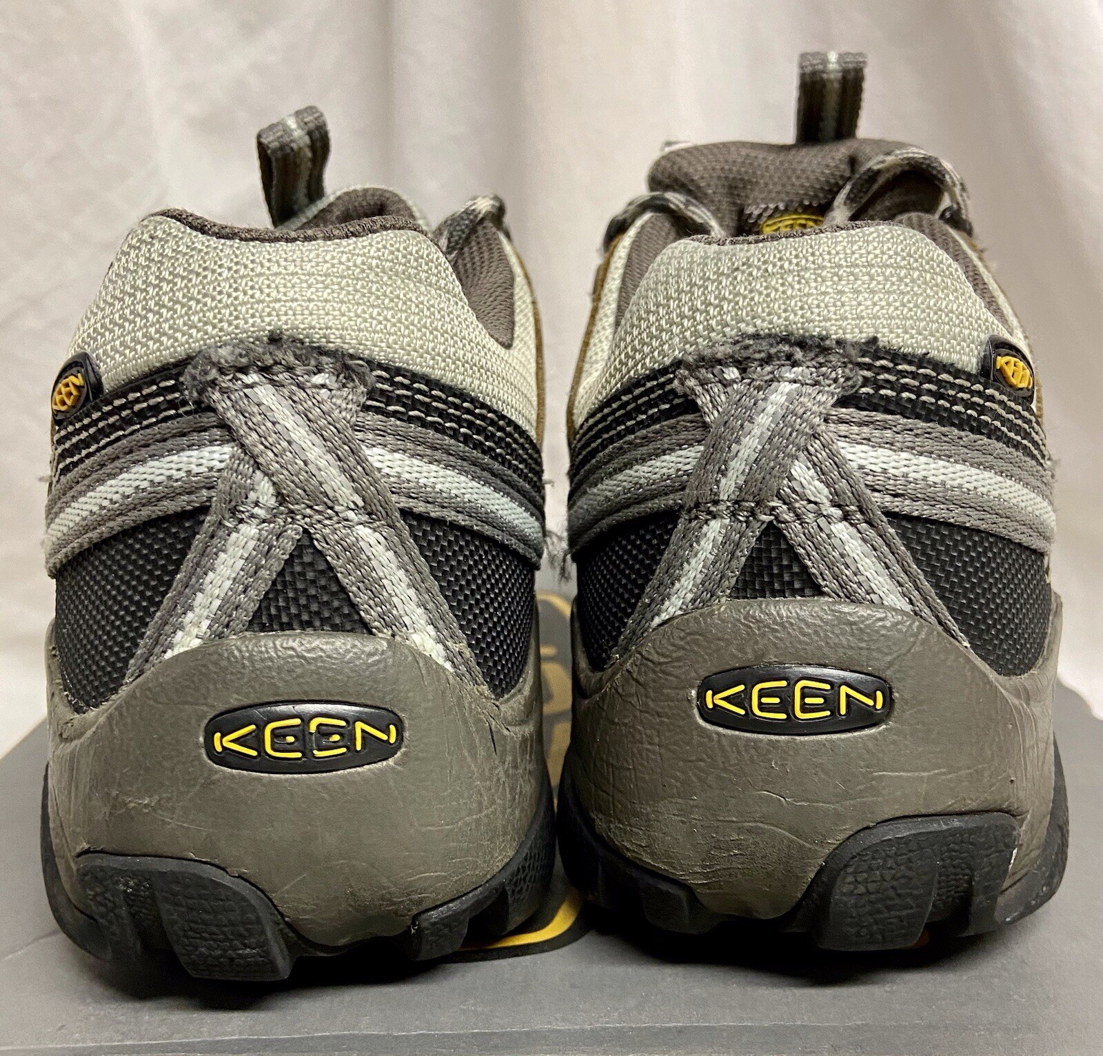 Scarpe da lavoro Keen donna 6 5 larghe Atlanta Cool ESD punta acciaio marrone trail sneaker