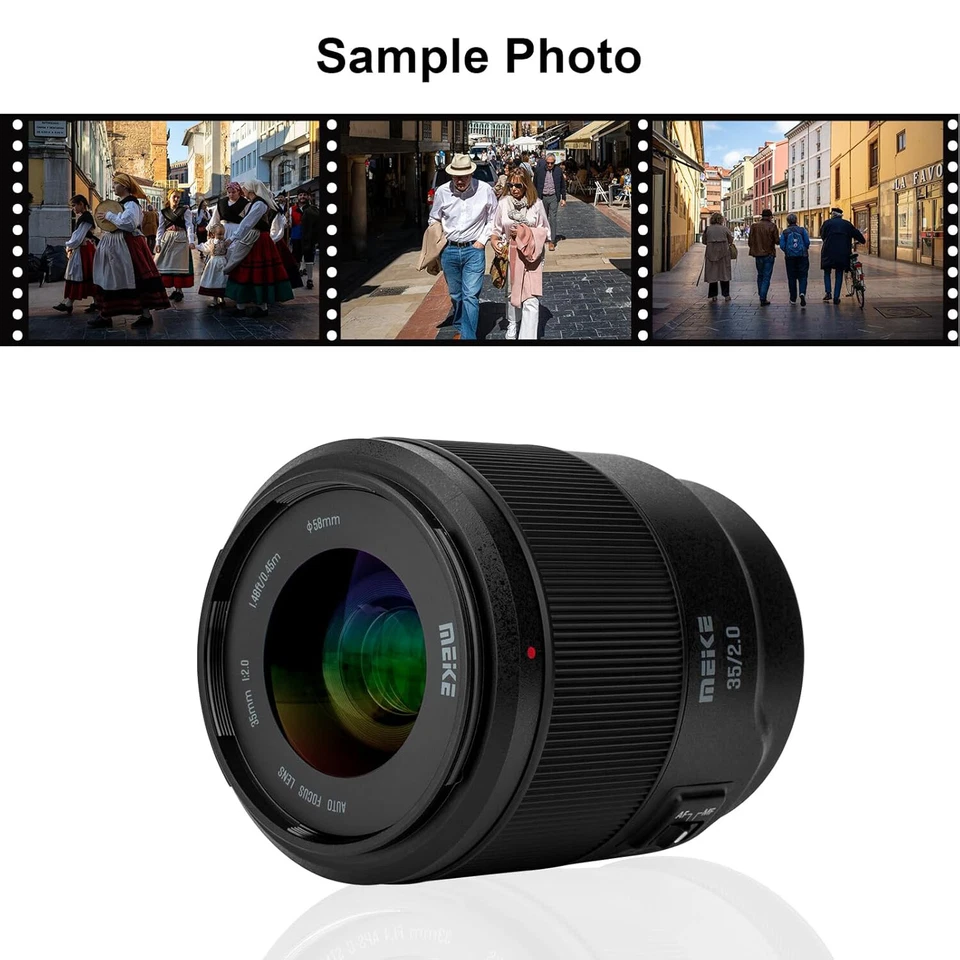 Meike 35mm F2.0 Full Frame STM Auto Focus Lens for Sony E Nikon Z L Mount Camera - Bild 4 von 4