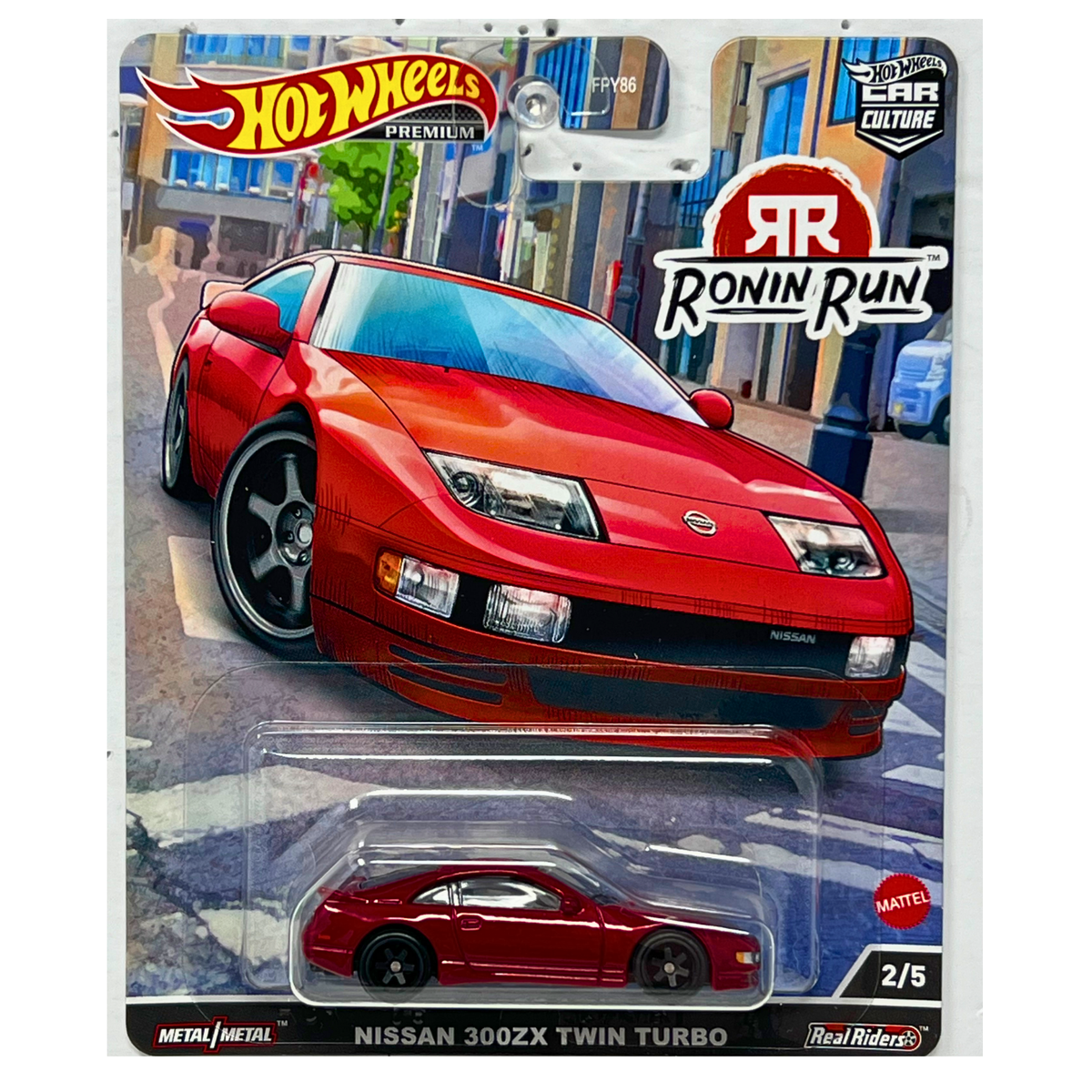 とんぼ Hot Wheels Premium Ronin Run Nissan 300ZX Twin Turbo 1:64 Diecast