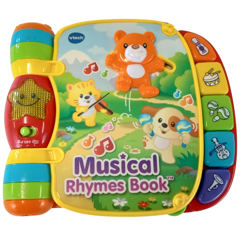 VTech Musical Rhymes Book Interactive Learning Toy - Image 2 of 4